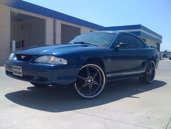 Atlantic Blue Mustang