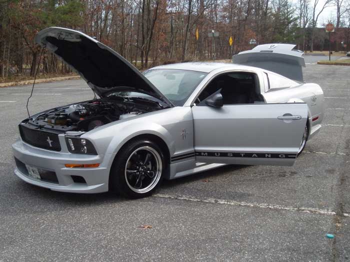 Mustang Black Wheels