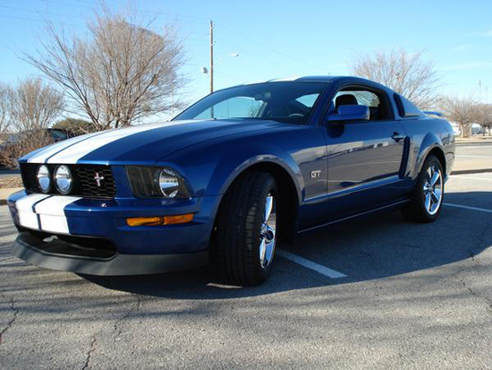 Blue Mustang Shelby