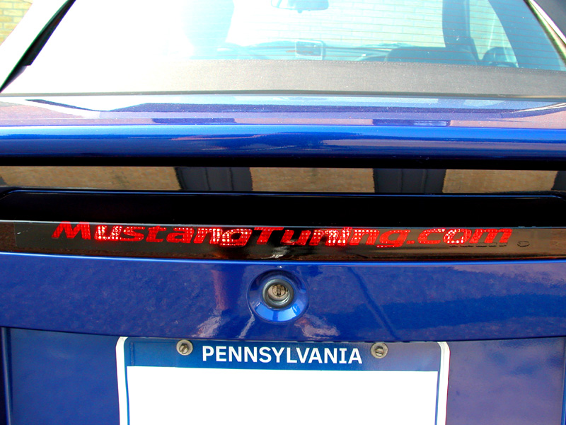 Gin Yum's Sonic Blue 2002 Mustang GT Convertible