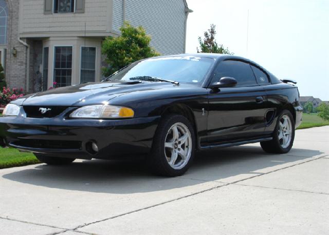 1998 Black Cobra Mustang Jermey Angel'98 1998 Mustang