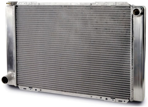 AFCO radiator for a Foxbody Mustang