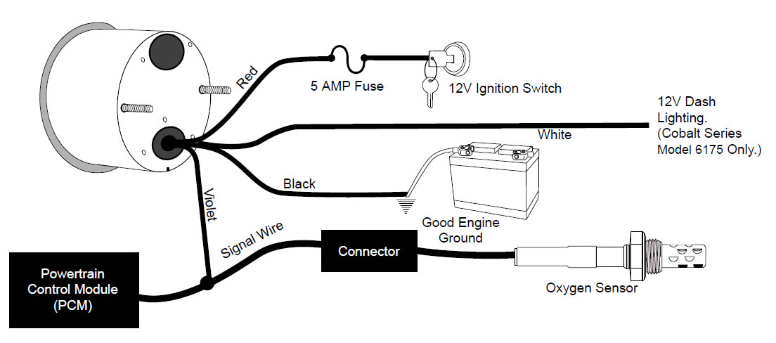 Autometer Fuel Gauge Wiring Diagram from 1.cdn.lib.americanmuscle.com