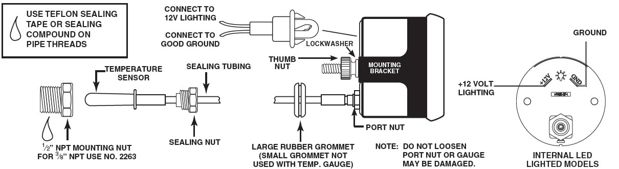 auto-meter-pro-comp-ultra-lite-nitrous-pressure-gauge-mechanical-install