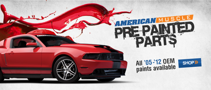 Pre-Painted Mustang Parts 2005-2012